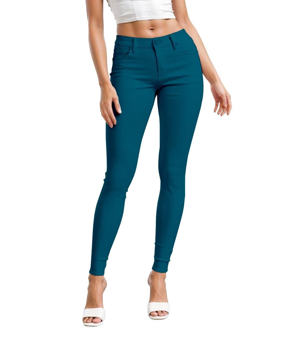Hybrid & Company Women's Hyper Ultra Stretch Skinny Pants