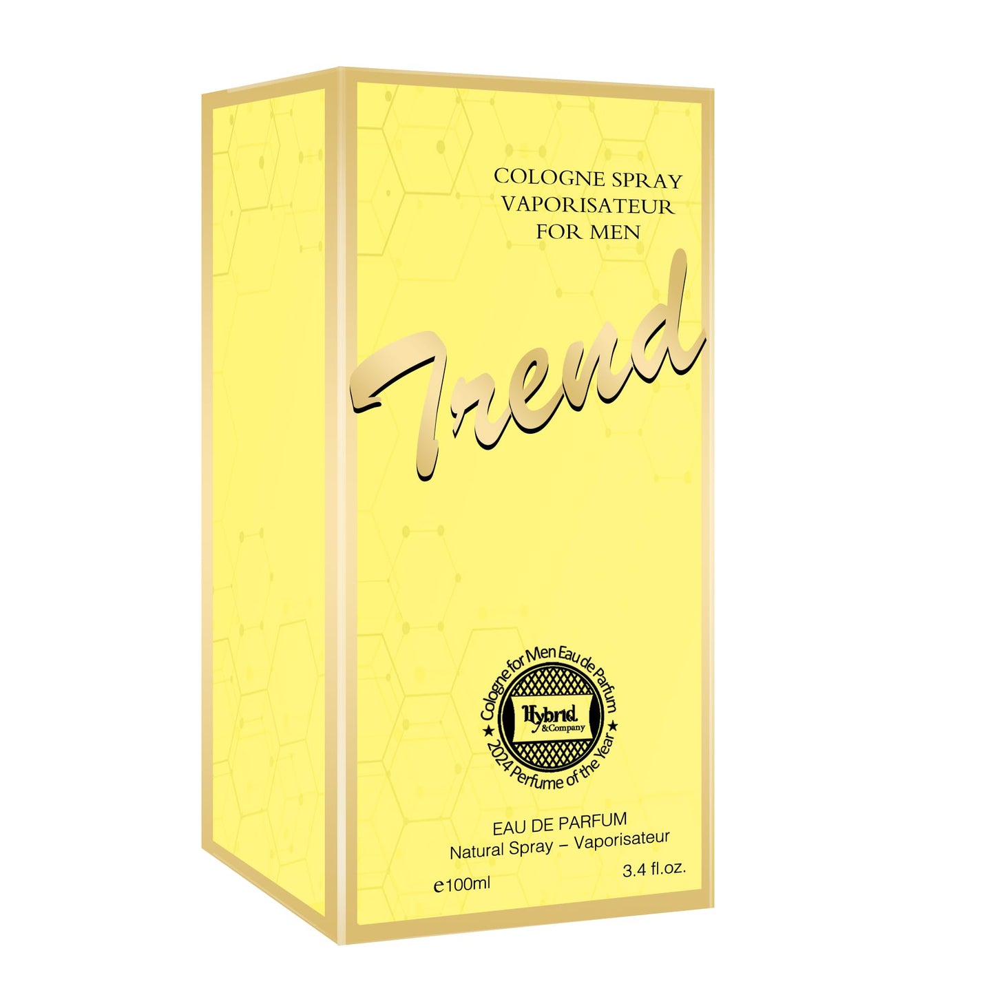 Trend Eau De Parfum For Men Vaporisateur Natural Spray 3.4 Fl Oz