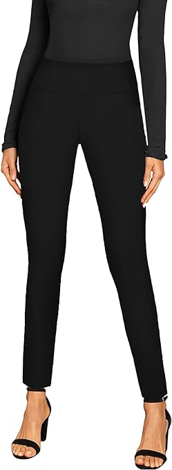 Women's Elastic Waist Long Inseam Millennium Twill Pull On Pants