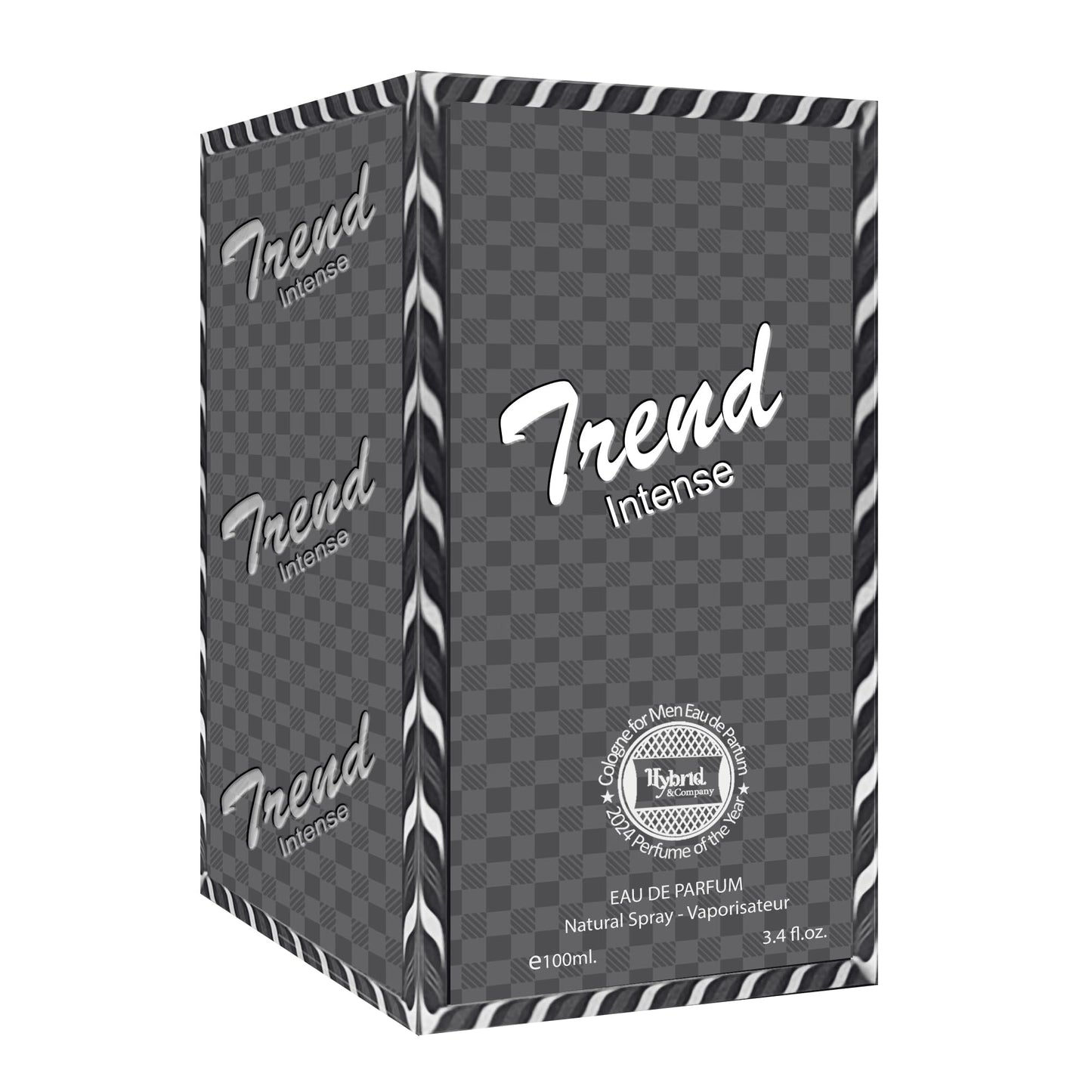 Trend Intense Eau De Parfum For Men Vaporisateur Natural Spray 3.4 Fl Oz