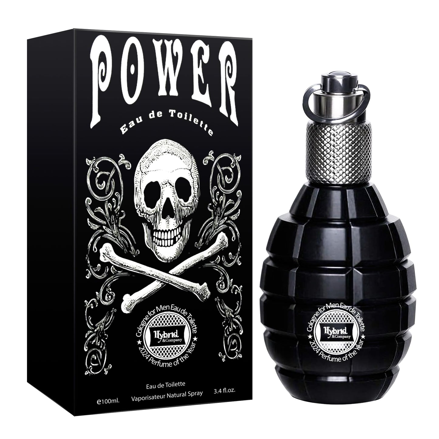 Power For Men Eau De Toilette Vaporisateur Natural Spray 3.4 Fl Oz