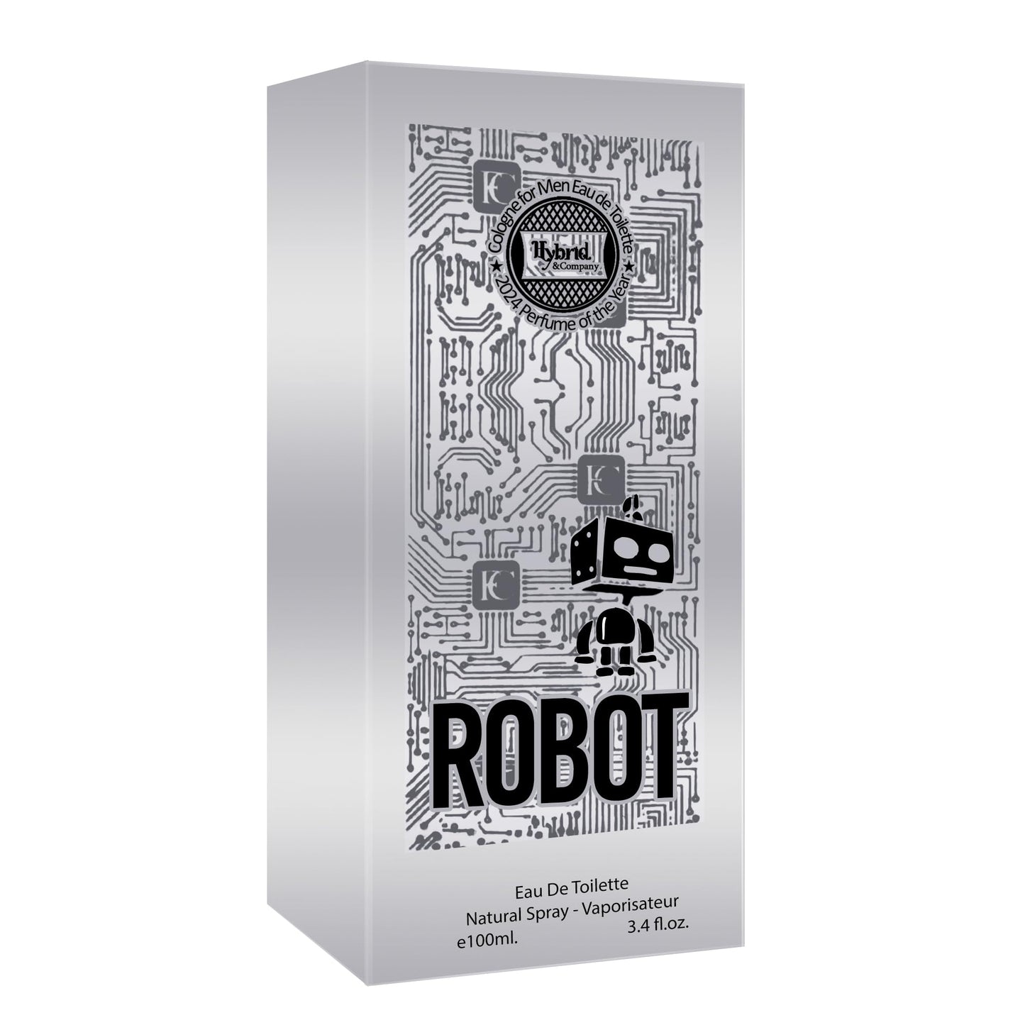 Robot For Men Eau De Toilette Vaporisateur Natural Spray 3.4 Fl Oz