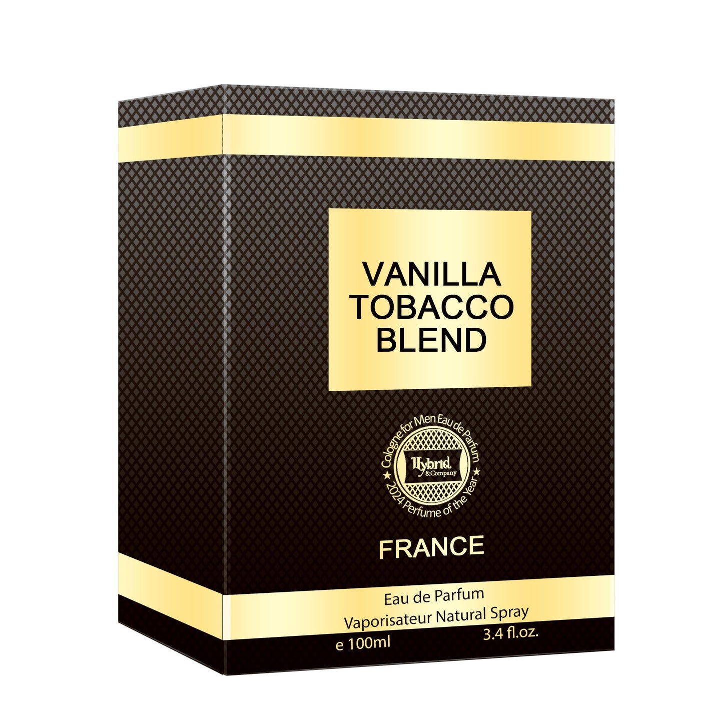 Vanilla Tobaco Blend For Men Eau De Parfum Vaporisateur Natural Spray 3.4 Fl Oz