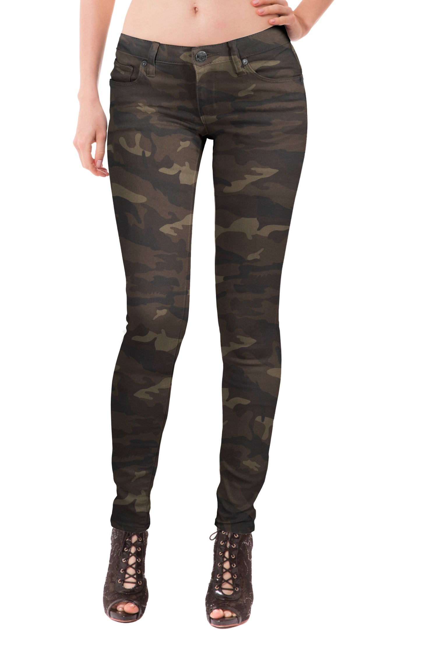 Women's Low Rise Denim Skinny Jeans