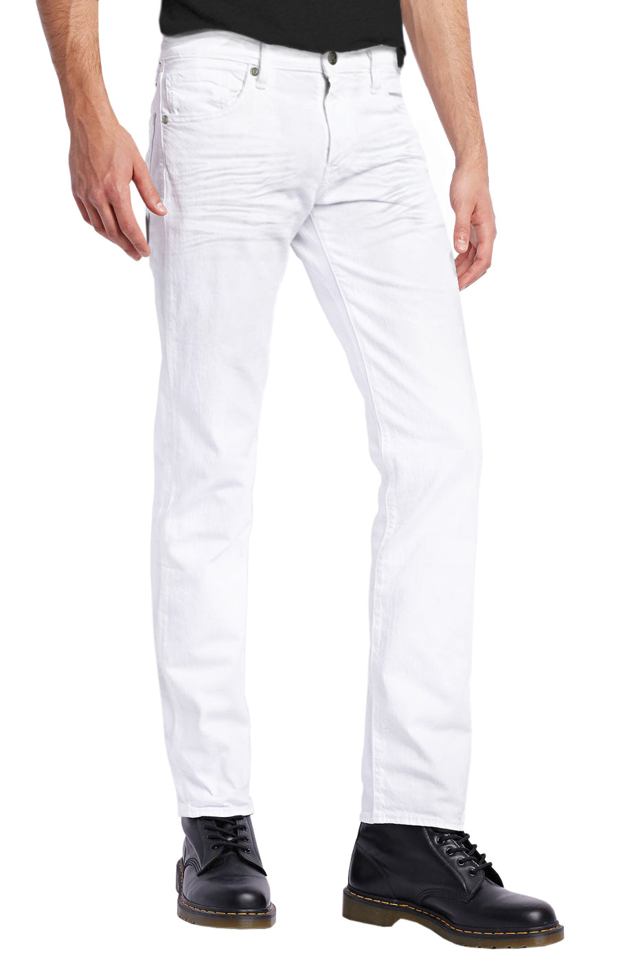 Mens Slim Causal Stretch Motion Denim Jean with Basic Back Pocket
