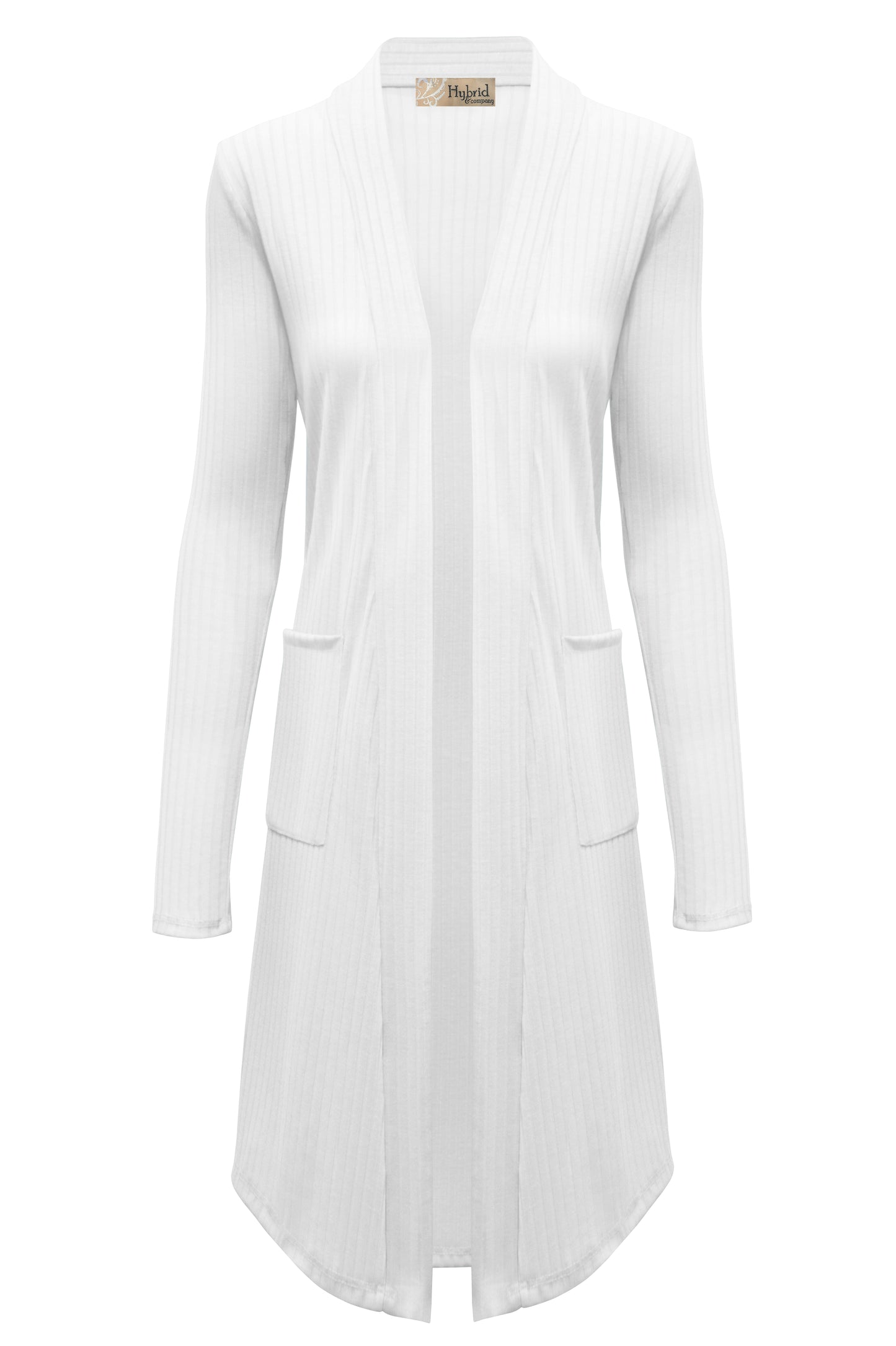 Women's Casual Open Front Drape Solid Color Cardigan with Pocket