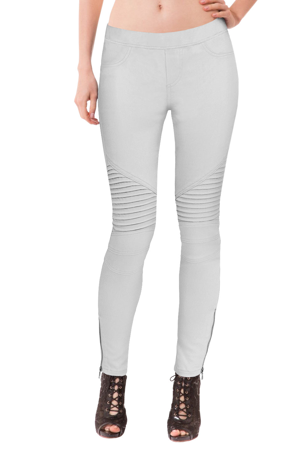 Plus Size Womens Hyper Stretch Moto Pant
