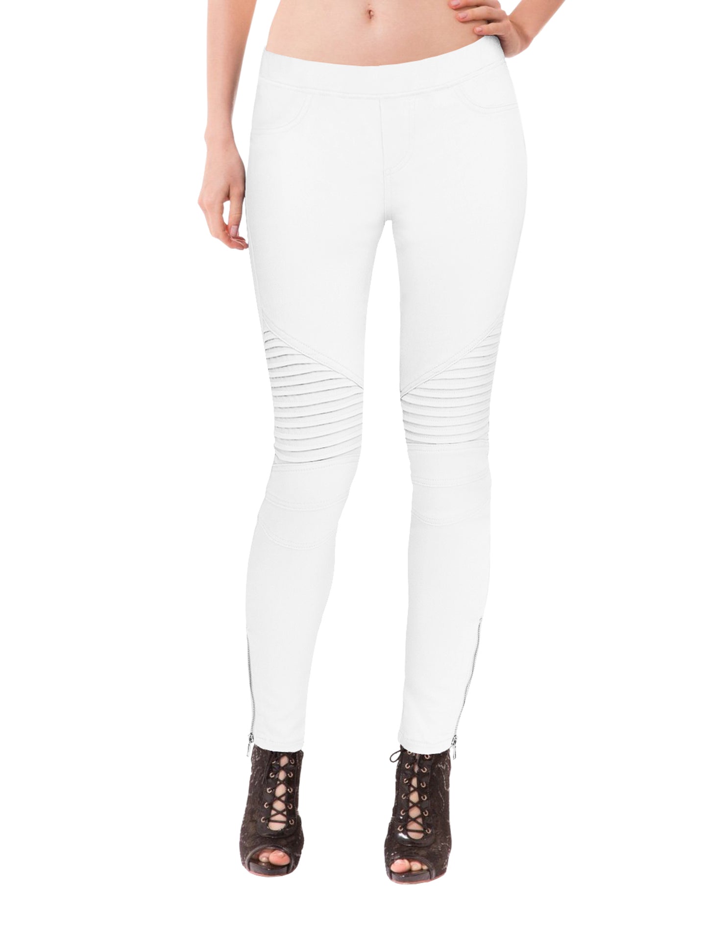 Plus Size Womens Hyper Stretch Moto Pant