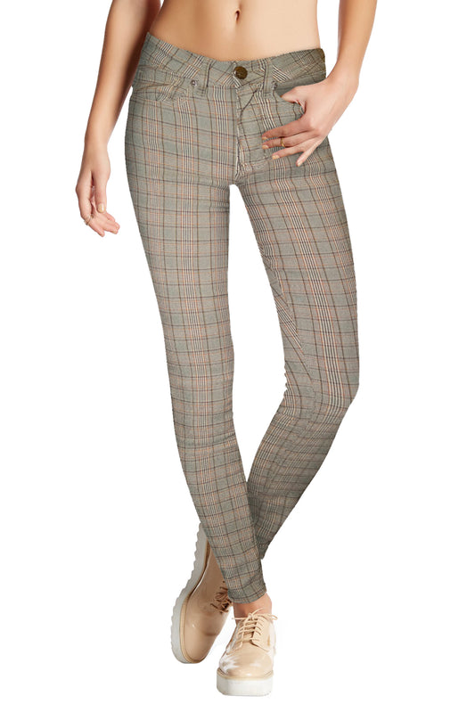 Womens Super Comfy Plaid Millenium Twill Pants