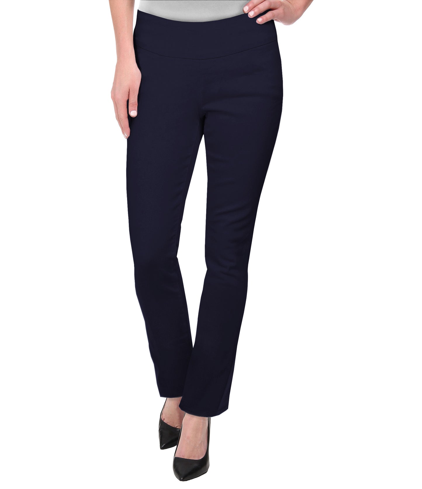 Plus Size Women Super Comfy Stretch Pull On Bootcut Millenium Pants
