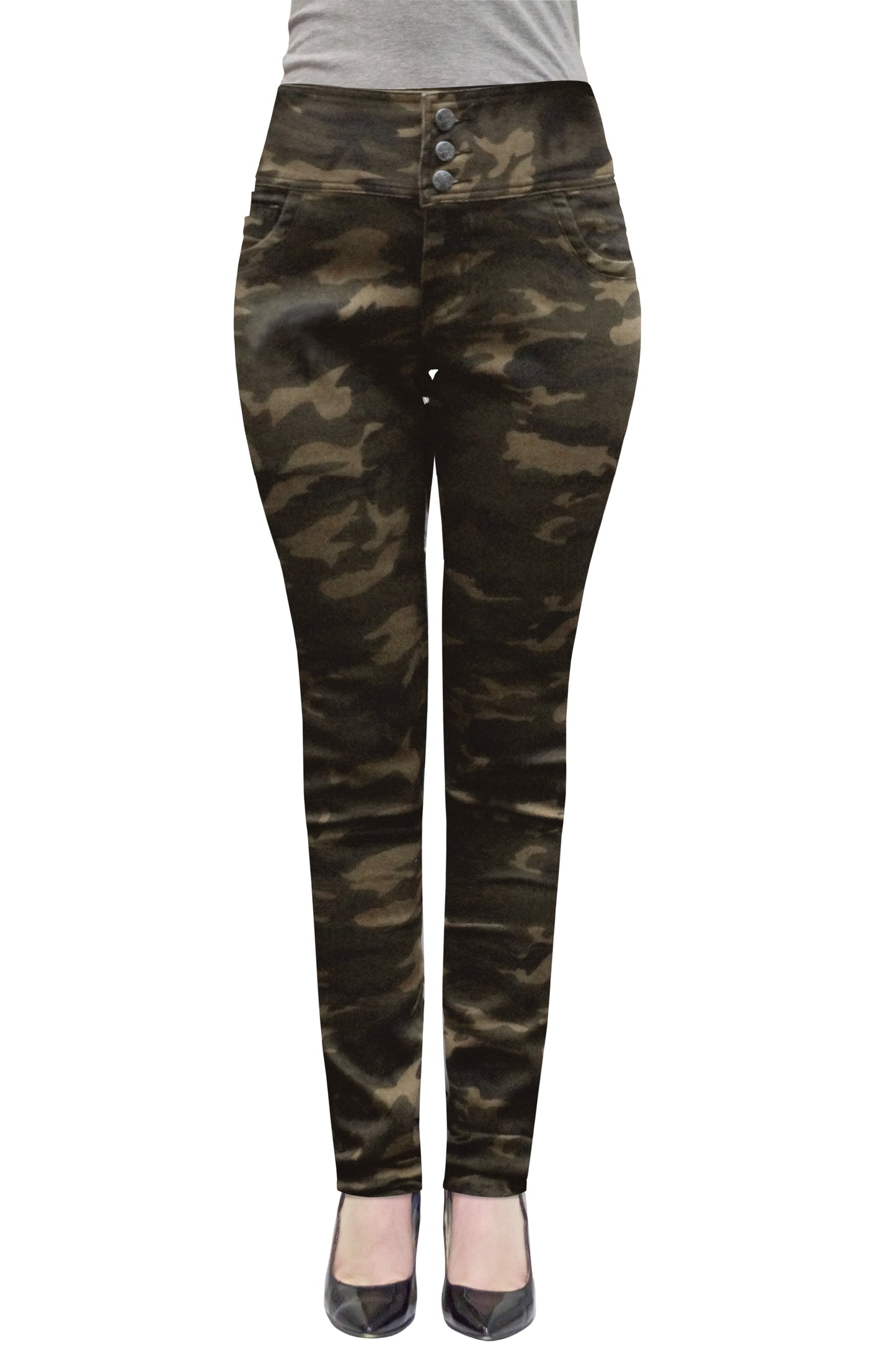 Plus Size Women's Camouflage Butt Lift V3 Super Comfy Stretch Jeans