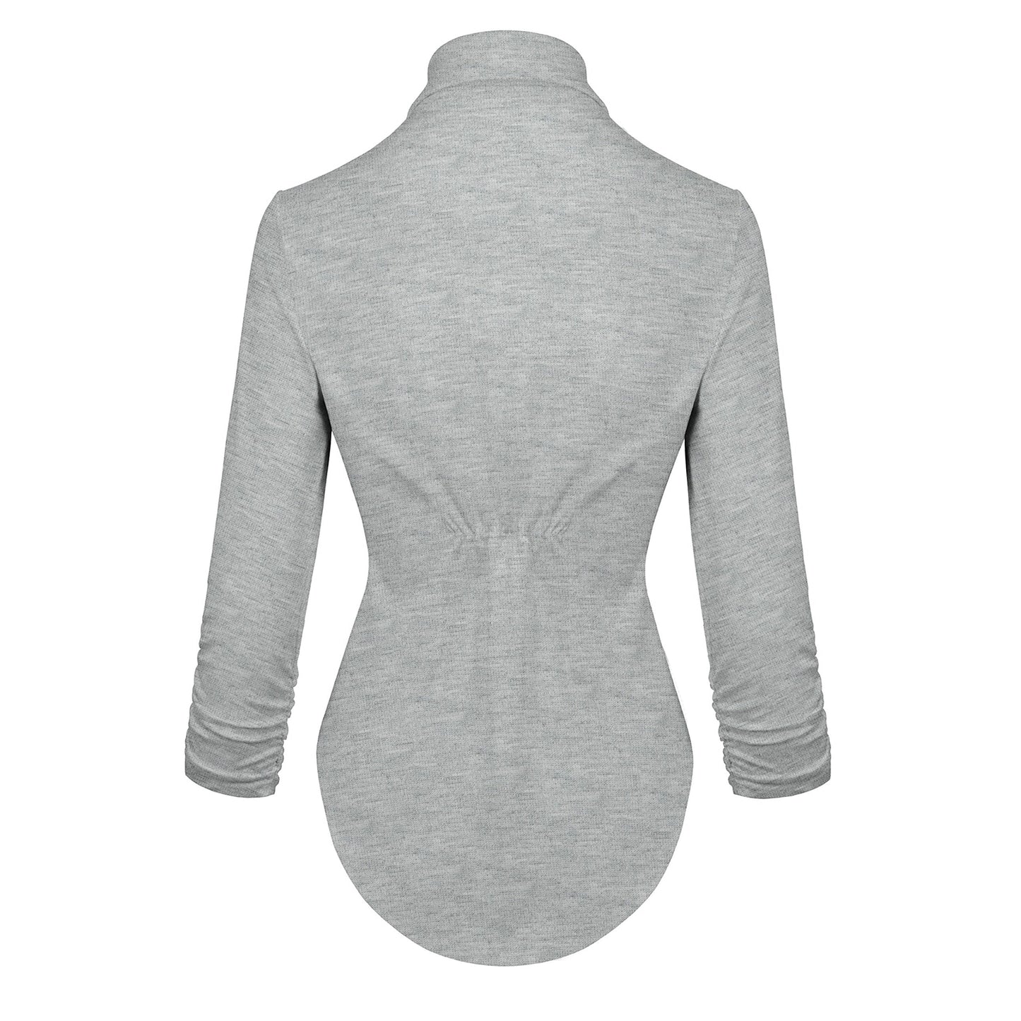 Women's High Low Notch Lapel Blazer