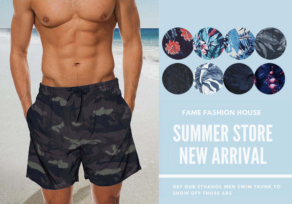 Ethanol Men Swim Trunk