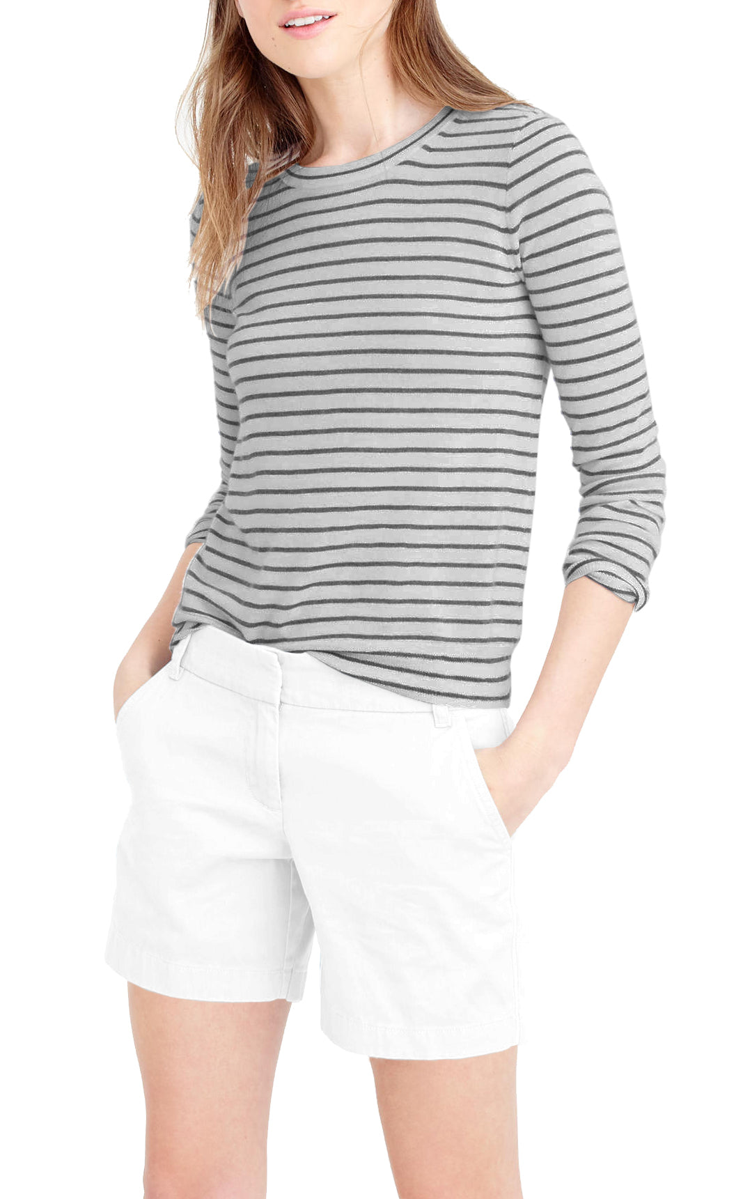 Women's Plus Low Rise Bermuda Walking Shorts