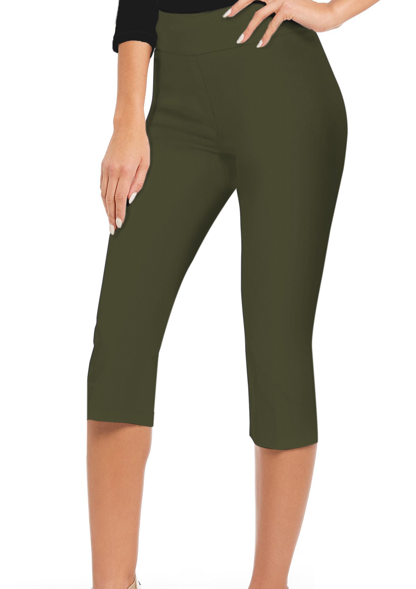 Women's Stretch Pull On Millennium Twill Capri