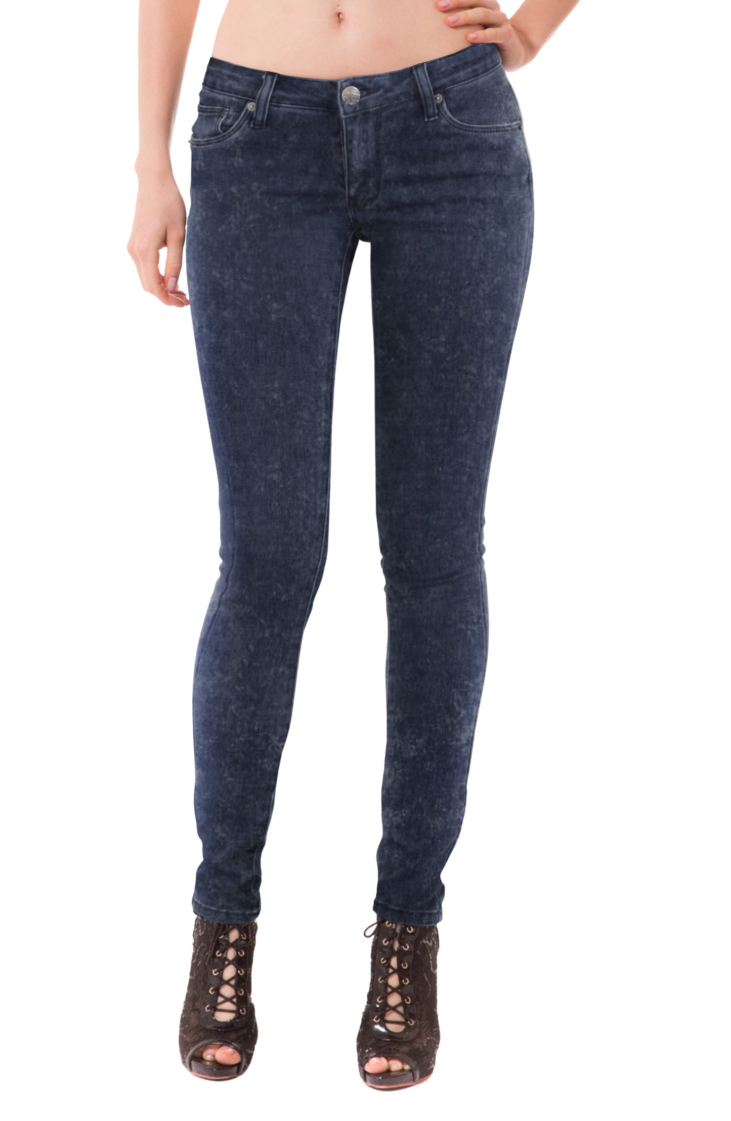 Women's Low Rise Denim Skinny Jeans