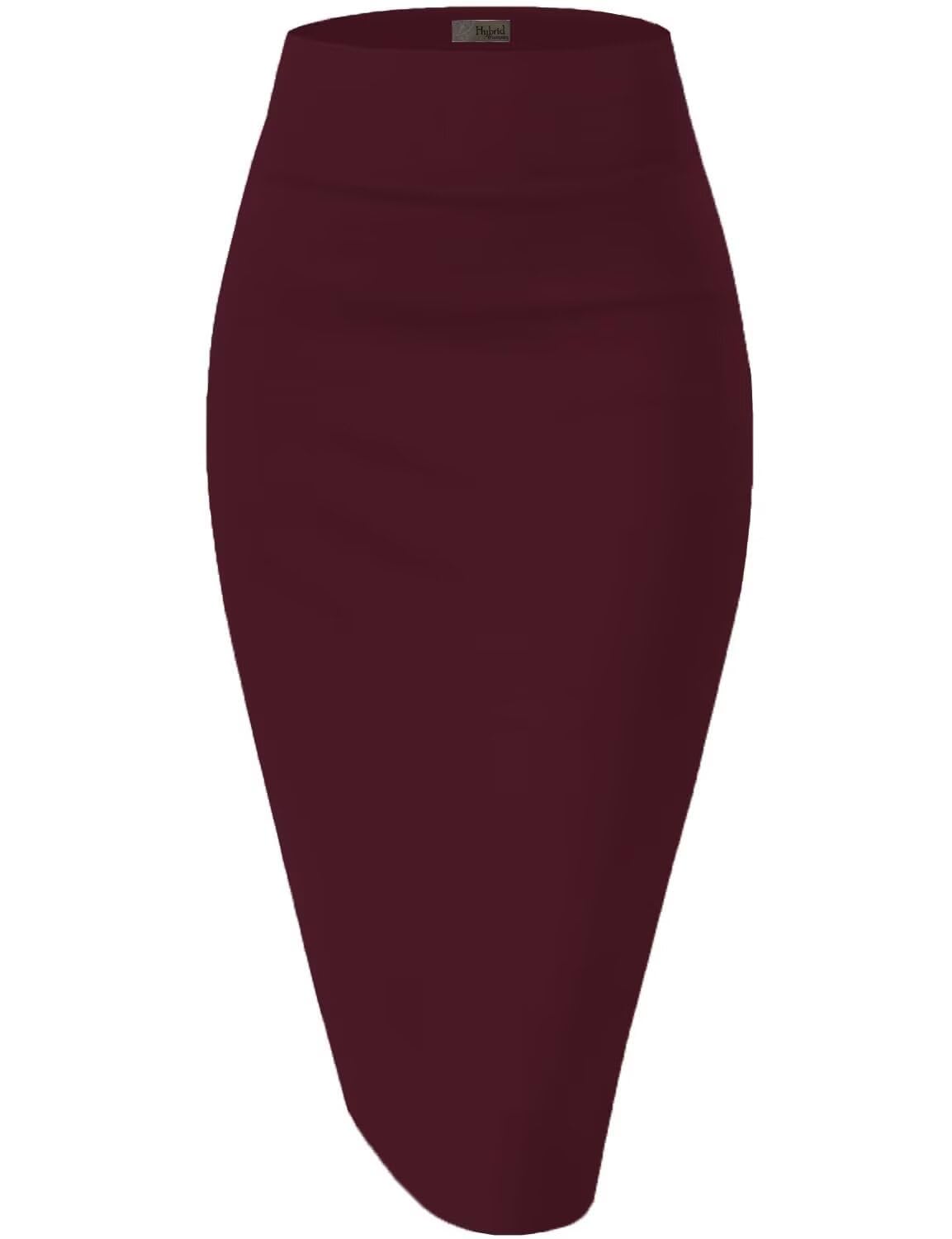 Hybrid & Company Women's Ponte Pencil Skirt
