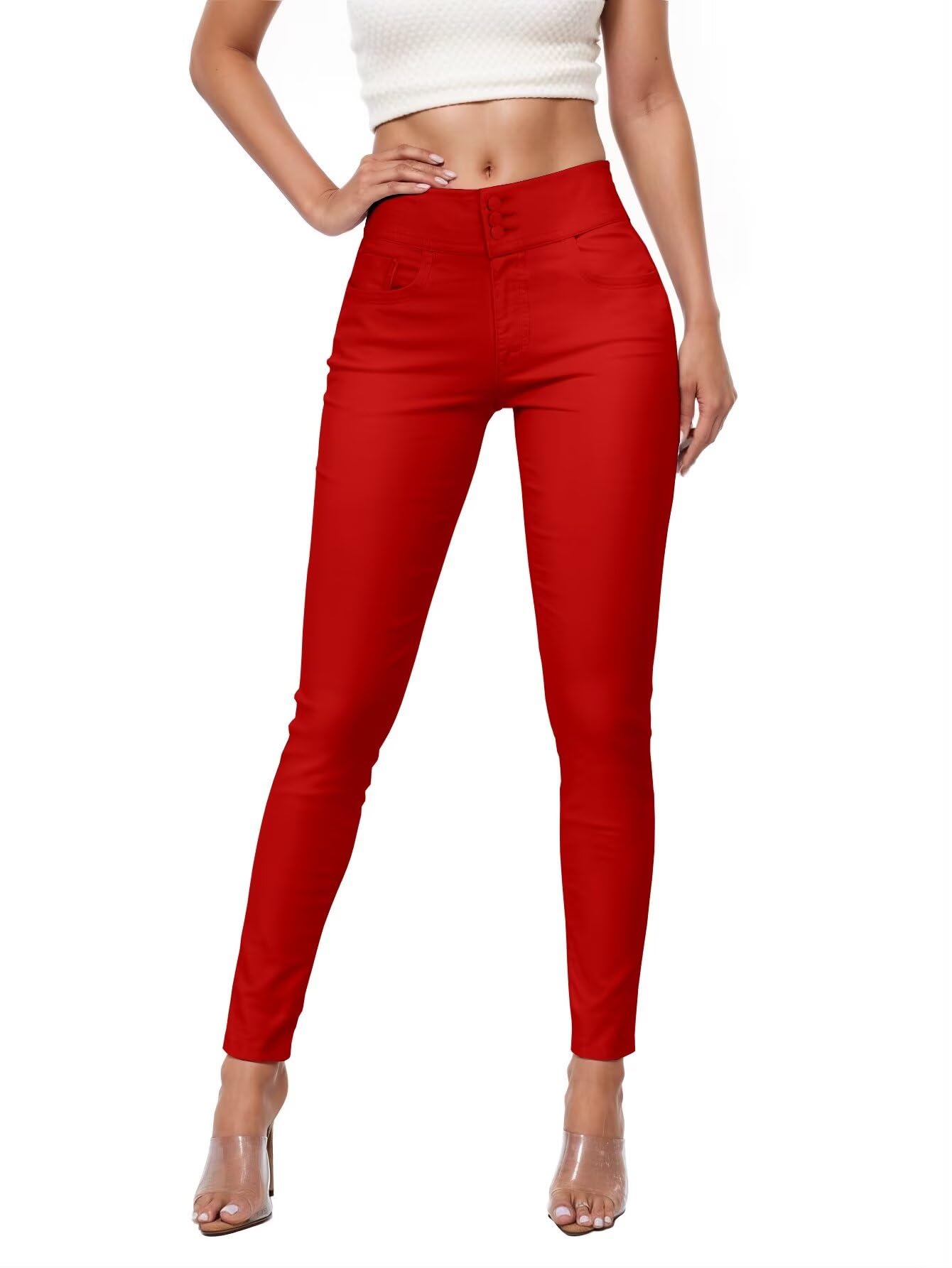 Hybrid & Company Women's Skinny Leg Pants