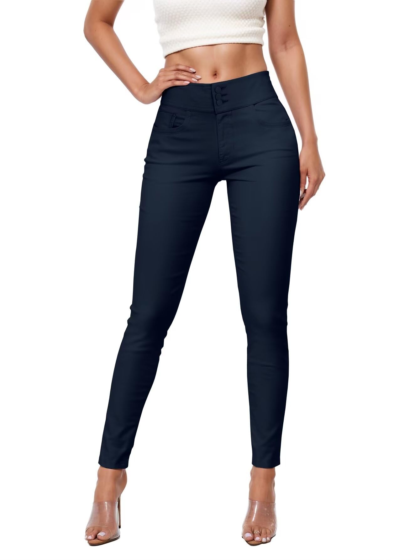 Hybrid & Company Women's Skinny Leg Pants