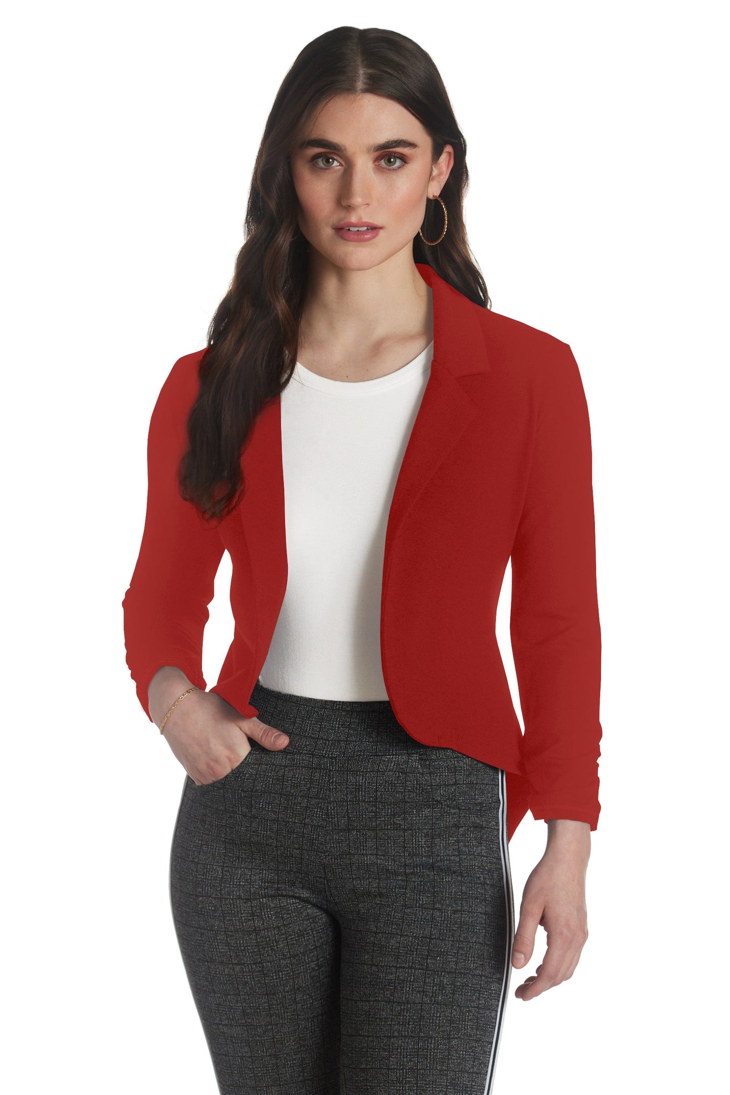Women's Casual High Low Blazer