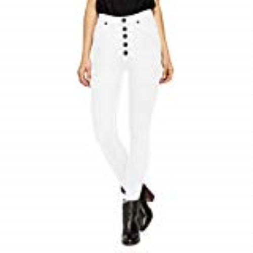 Plus Women's Super Stretch 5 Button Skinny Jeans