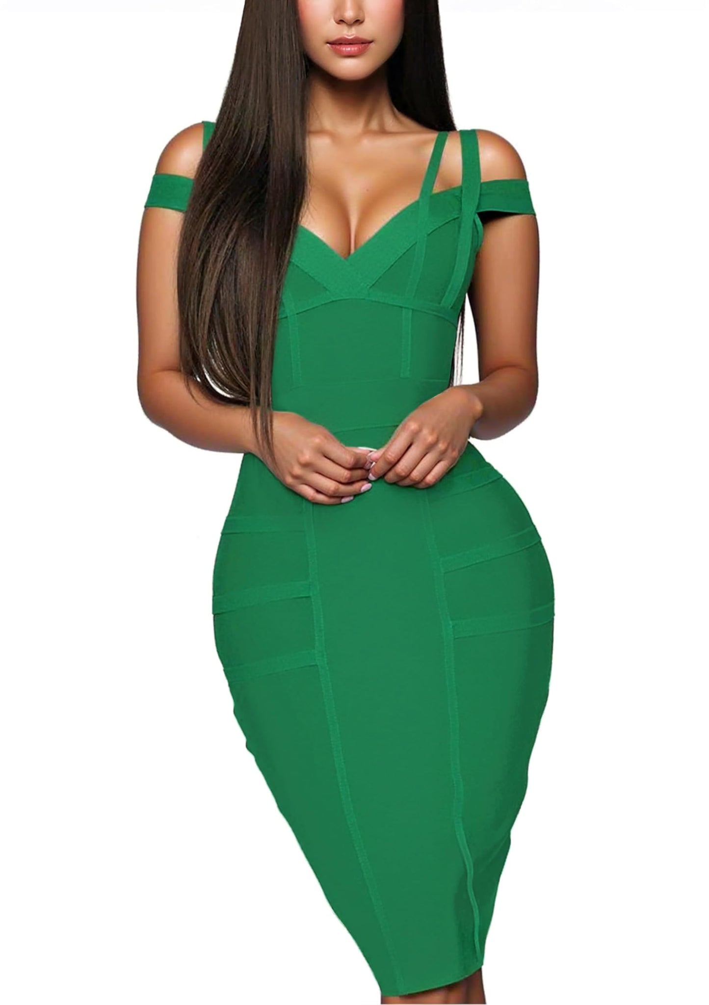 Hybrid & Company Women's Elegant Bandage Dress DRBD132