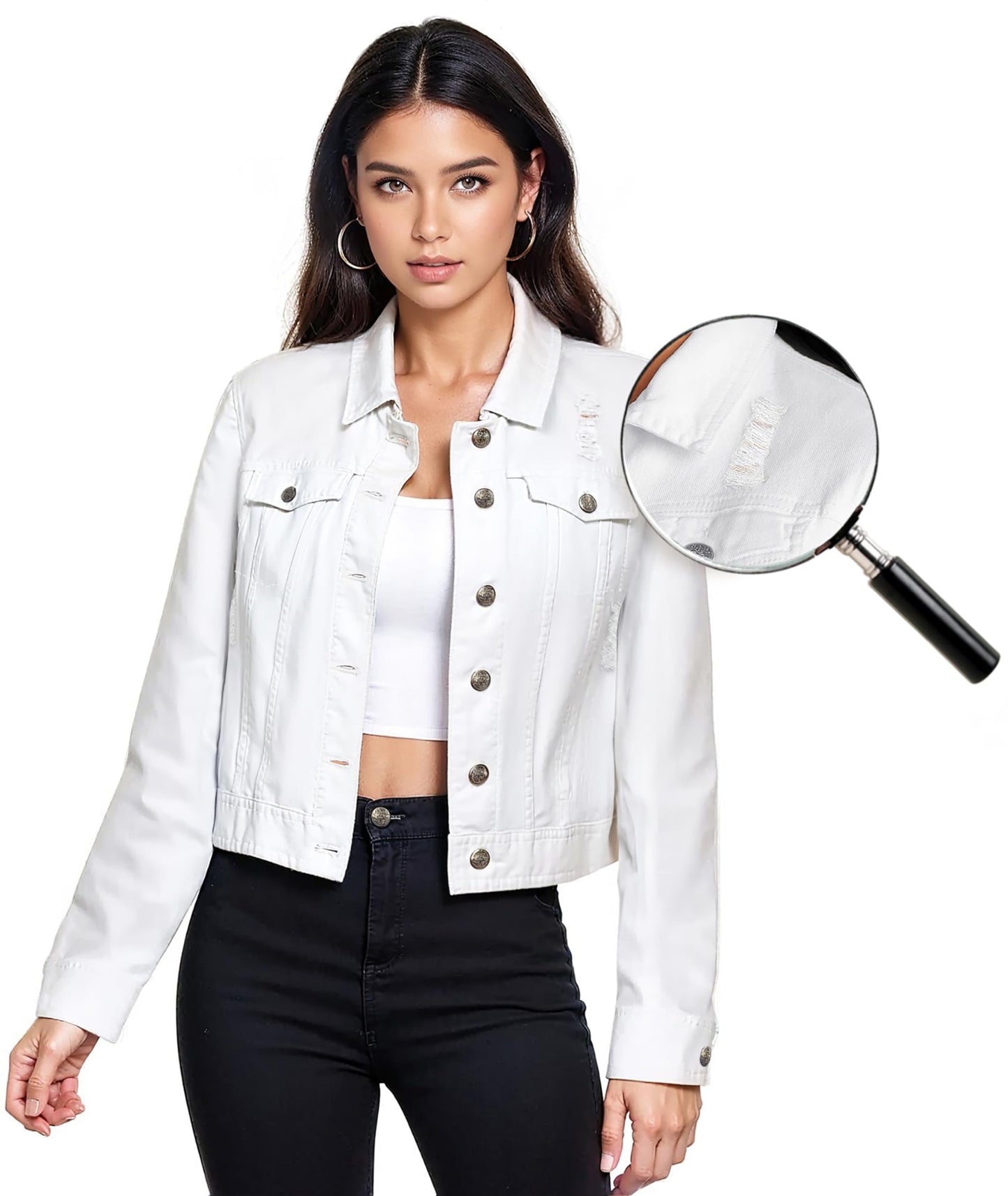 Hybrid & Company Women's Denim Jacket