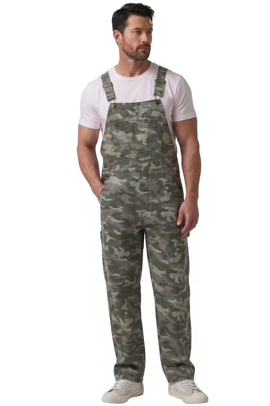 ETHANOL Men's Denim Workwear Bib Overalls