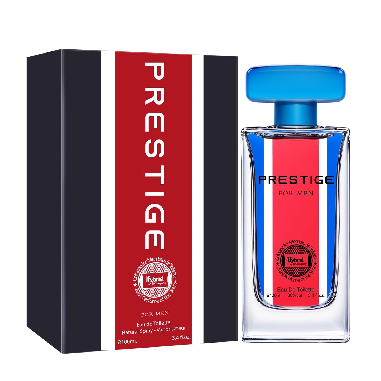 Prestige For Men Eau De Toilette Vaporisateur Natural Spray 3.4 Fl Oz