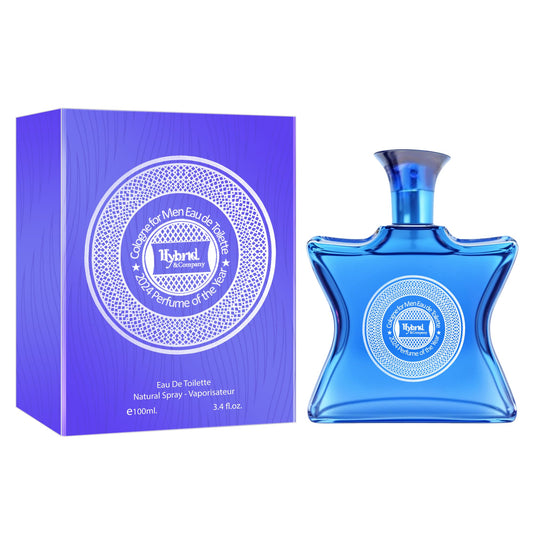 Rue De Parfums Monsieur Bleu For Men Eau De Parfum Vaporisateur Natural Spray 3.4 Fl Oz