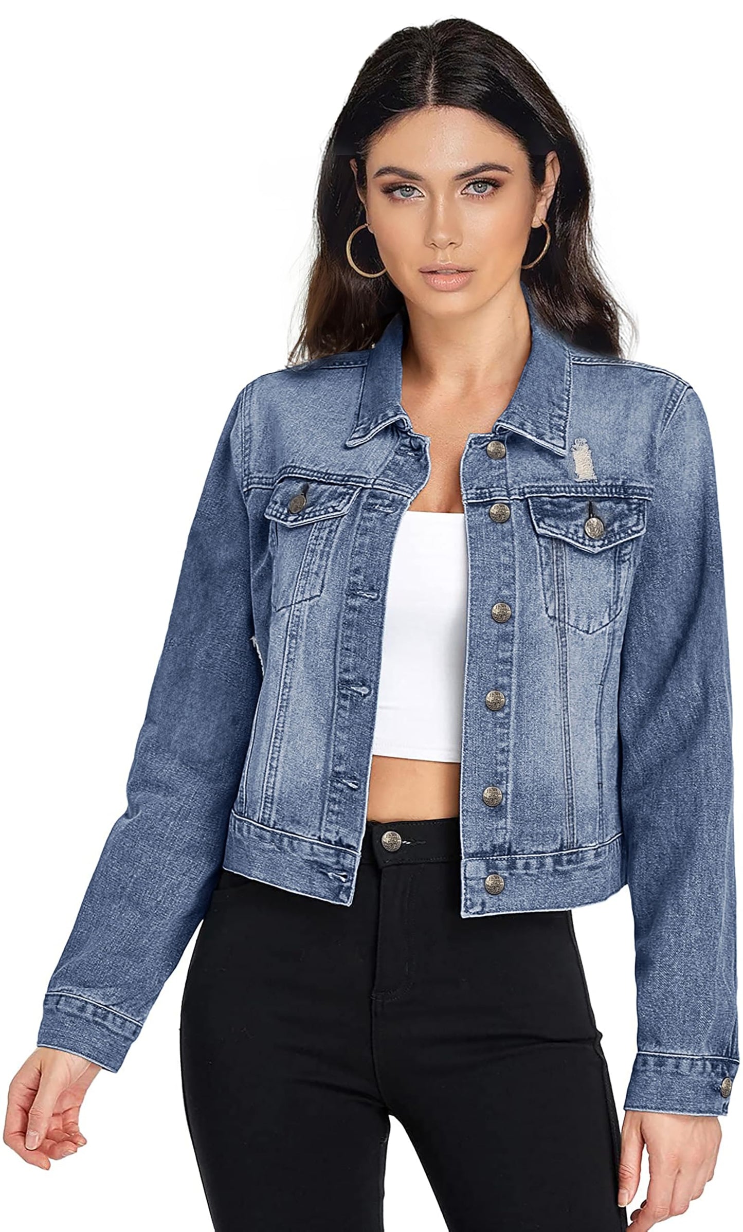 Hybrid & Company Women's Denim Jacket