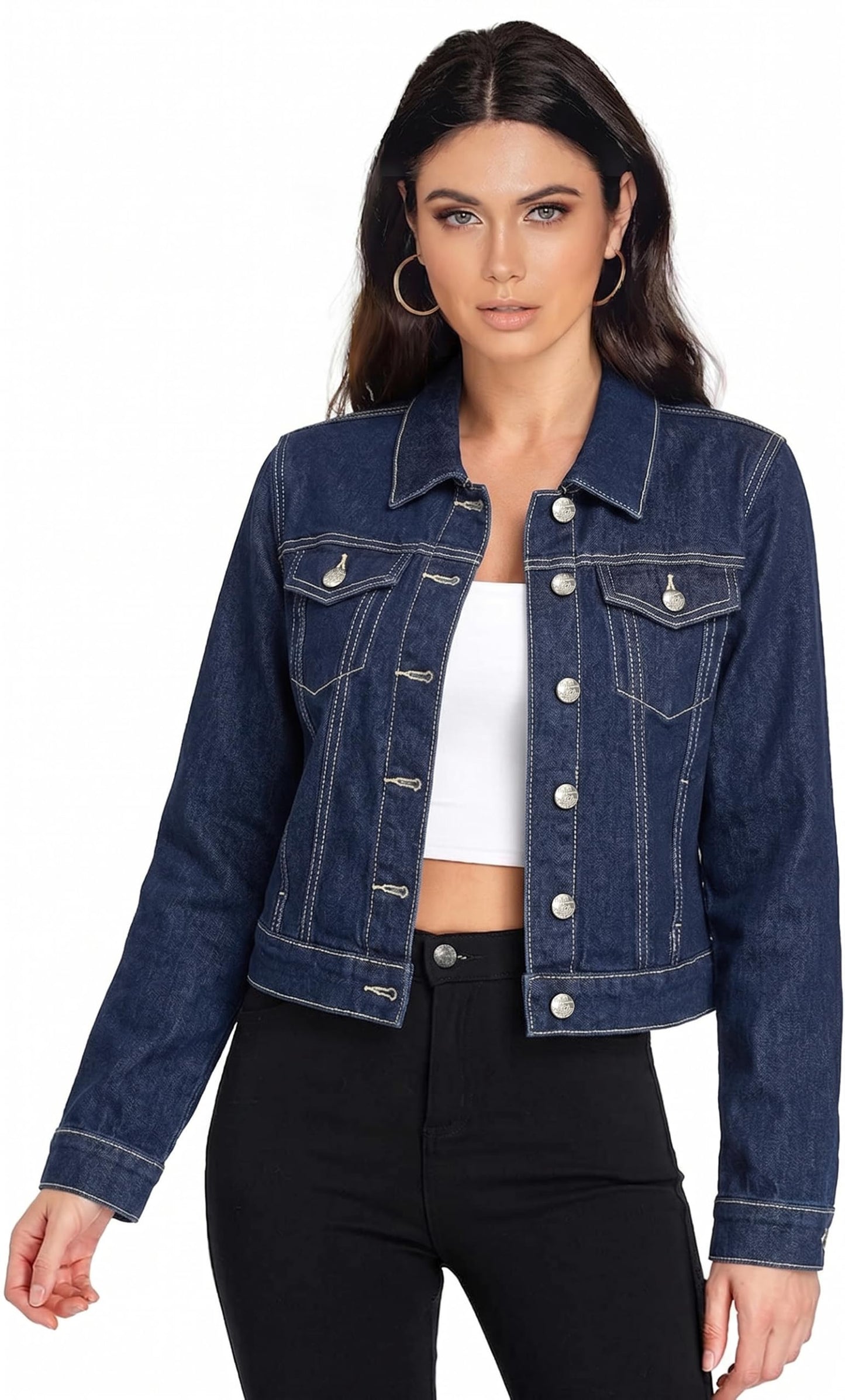 Hybrid & Company Women's Denim Jacket