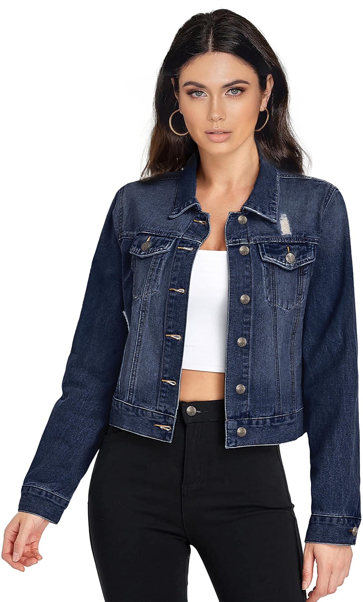 Hybrid & Company Women's Denim Jacket