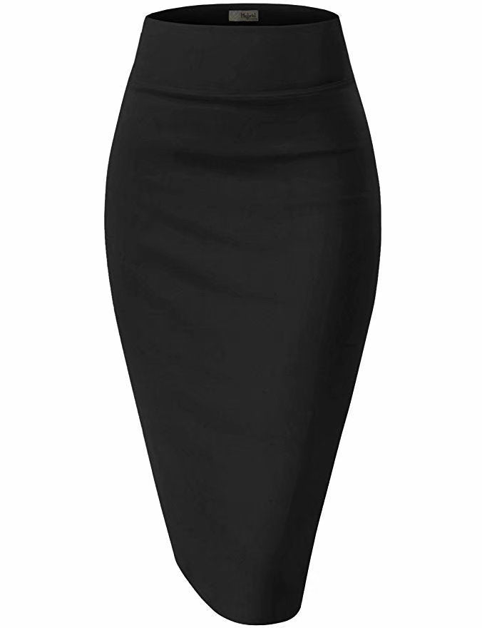 Women's Plus Ponte Office Pencil Skirt