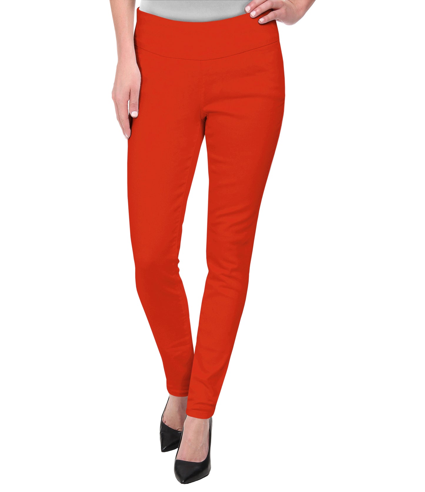 Women's Plus Printed Skinny Trouser Pants