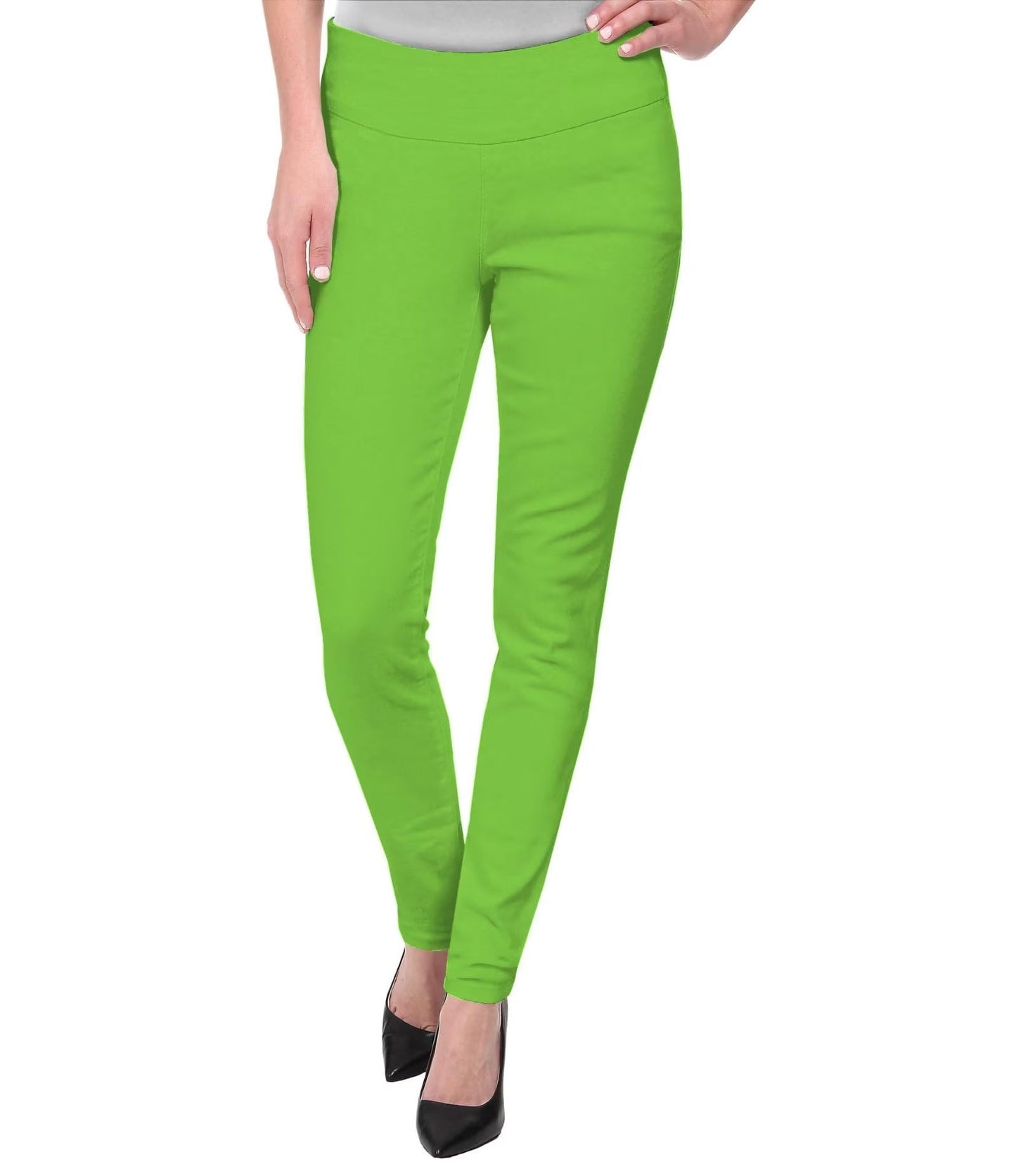Women's Plus Printed Skinny Trouser Pants
