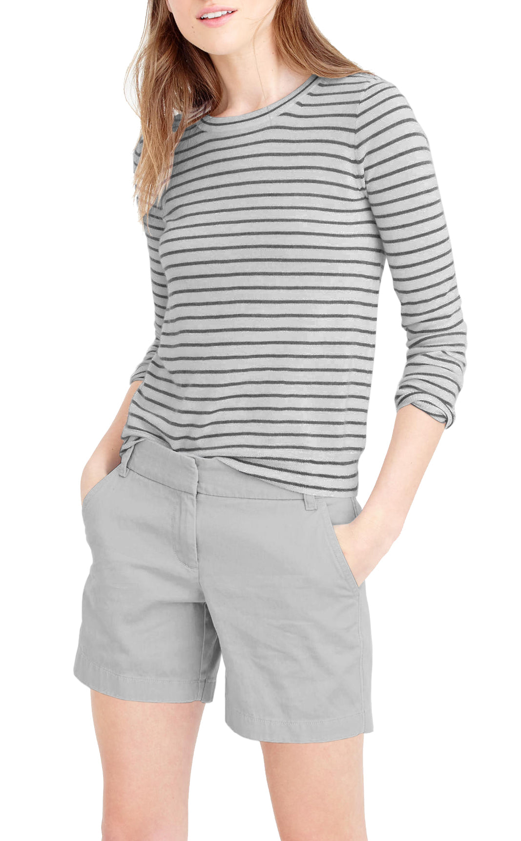 Women's Plus Low Rise Bermuda Walking Shorts
