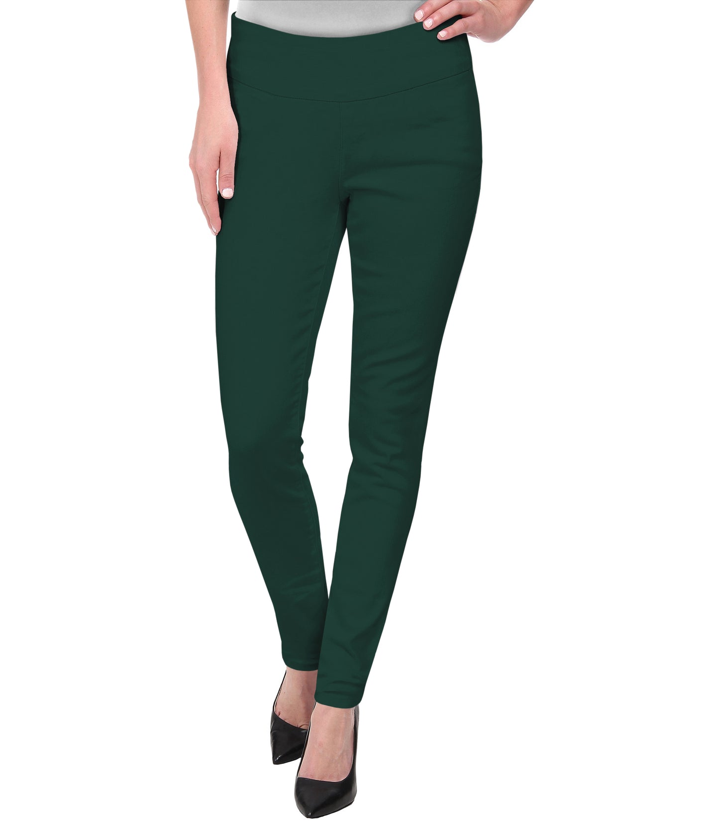 Women's Plus Printed Skinny Trouser Pants