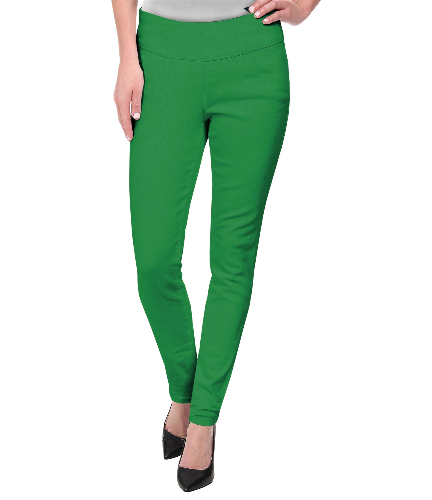 Women's Plus Printed Skinny Trouser Pants