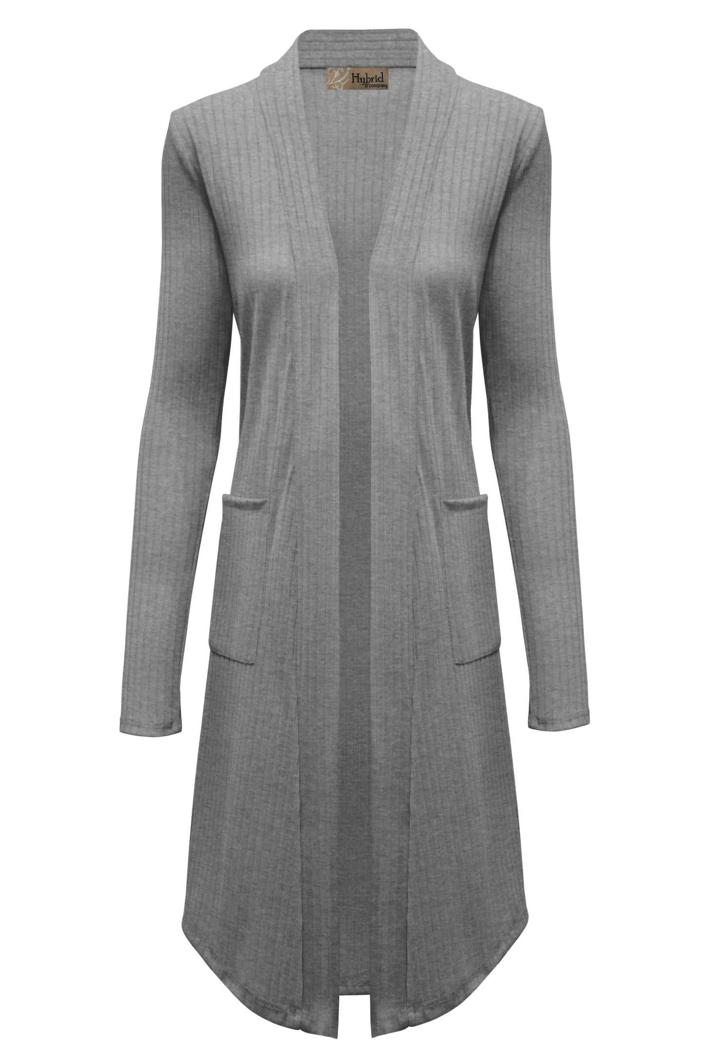 Women's Plus Open Front Drape Cardigan