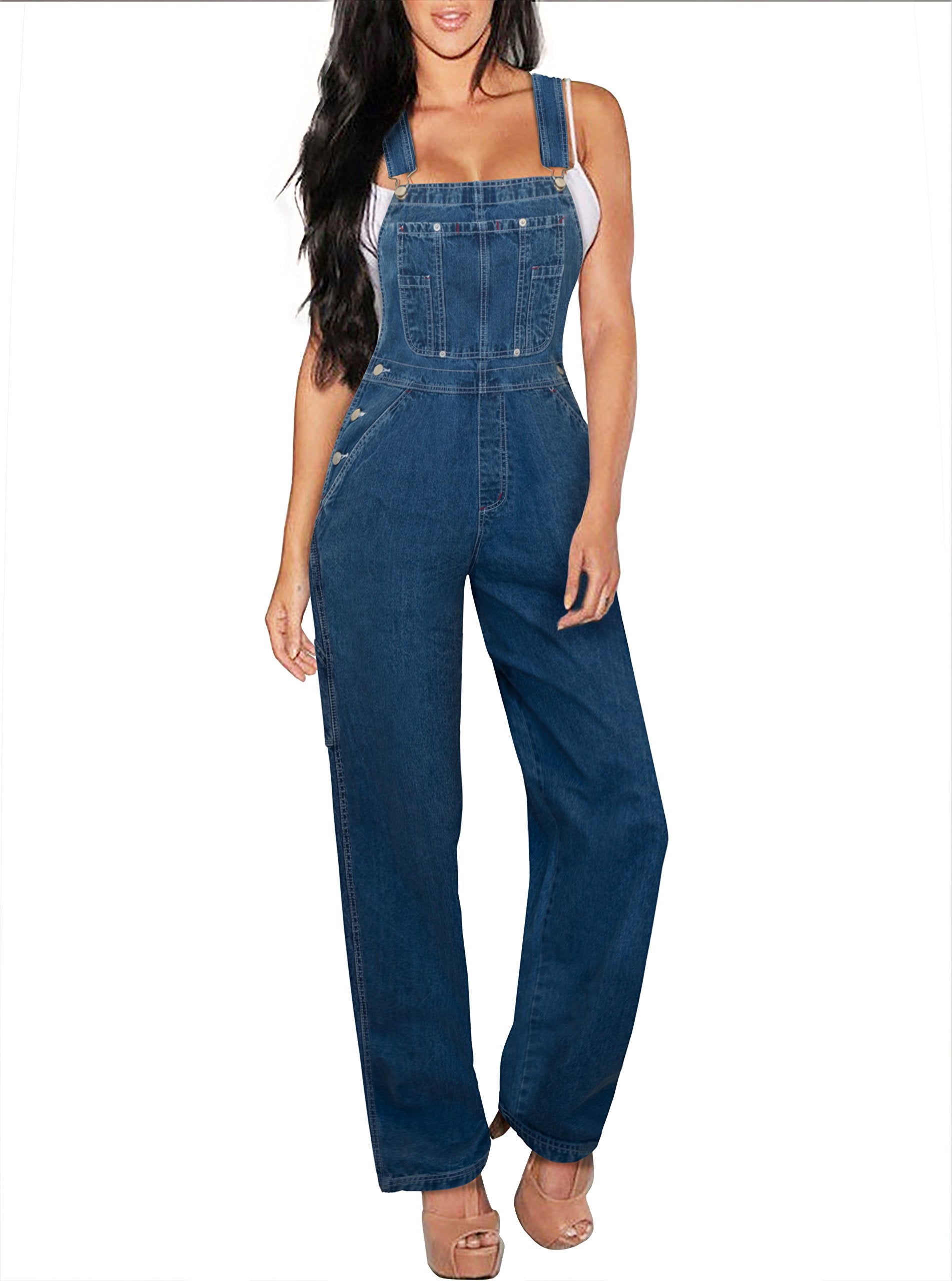 Women's Denim Overalls – Fame Fashion Distribution | Affordable Women's ...