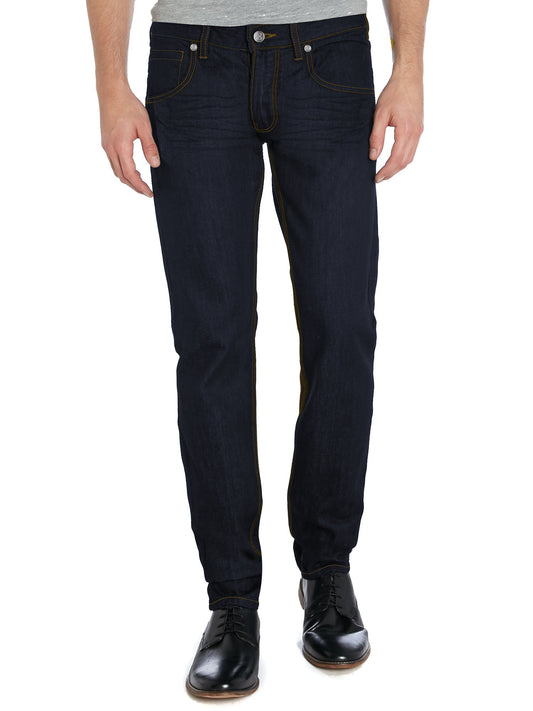 Mens Slim Causal Stretch Motion Denim Jean with Basic Back Pocket