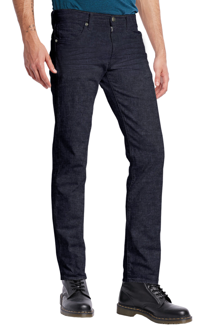 Mens Slim Causal Stretch Motion Denim Jean with Basic Back Pocket