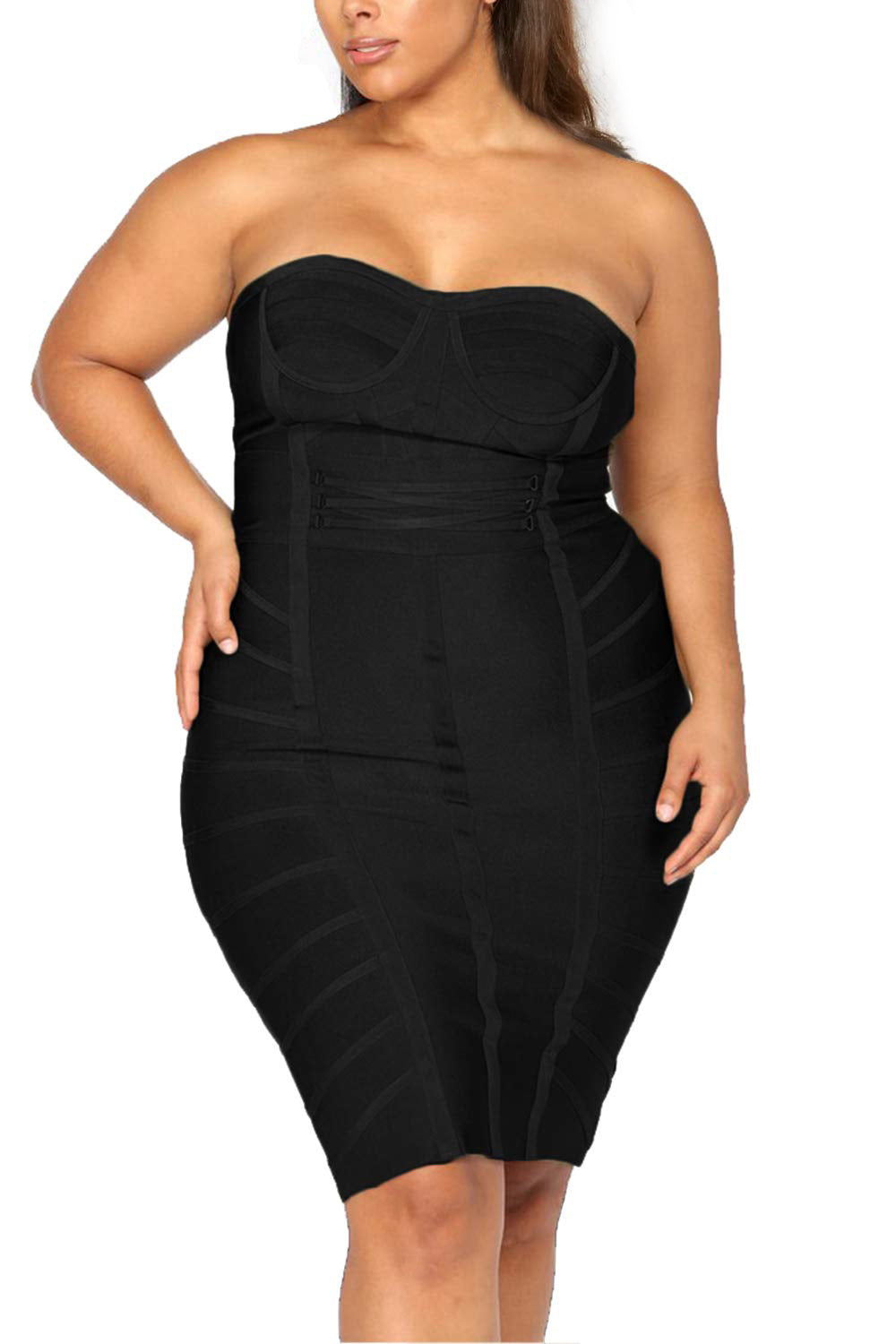 Hybrid & Co Bodycon Bandage Dress – Fame Fashion Distribution