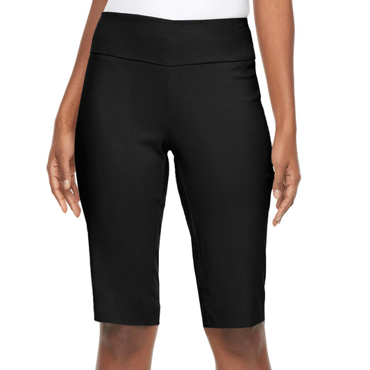 Women Super Comfy Stretch Pull On Millennium Twill Bermuda