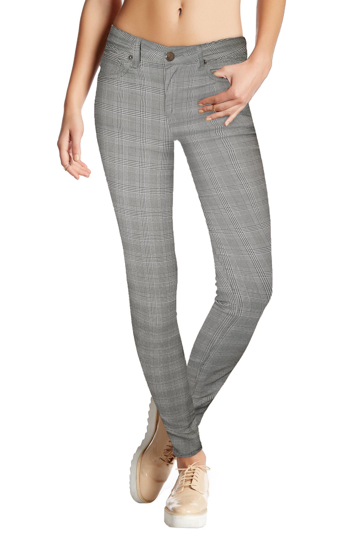 Womens Super Comfy Plaid Millenium Twill Pants