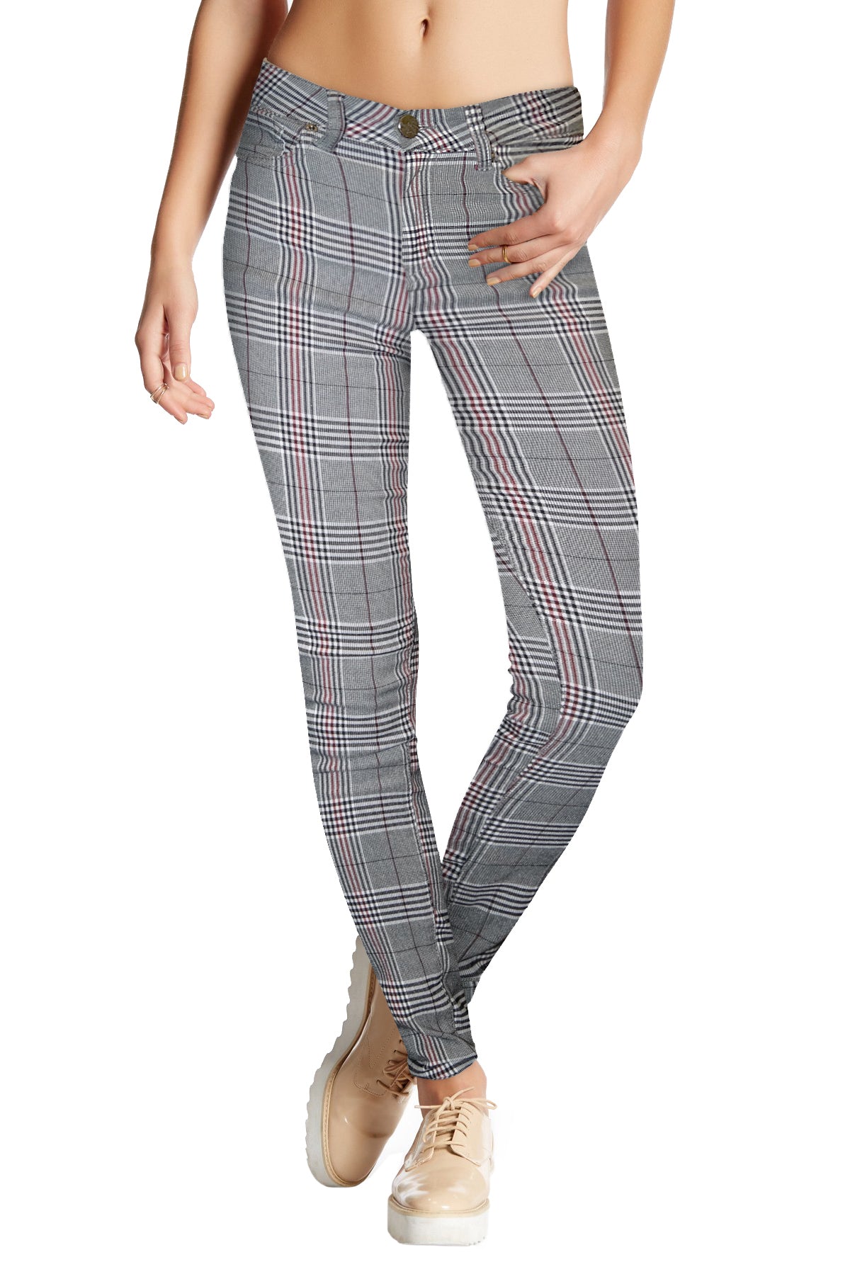 Womens Super Comfy Plaid Millenium Twill Pants