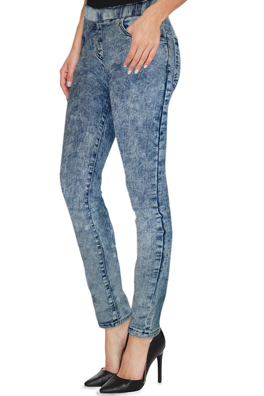 Plus Size Womens Super Stretch Skinny Pant with Long/Regular/Short Inseam