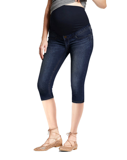 Maternity Women Super Comfy Stretch Capri