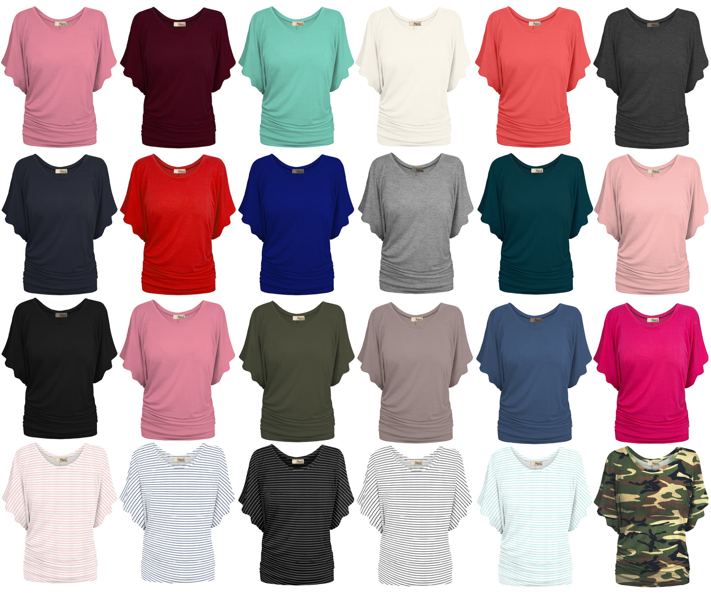 Women's Scoop Neck Dolman Top